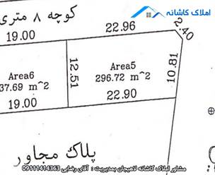 فروش زمین 296 متری در خیابان حزین لاهیجان، دارای کاربری مسکونی، امتیازات کامل، دو بر، 34 متر بر زمین، بر خیابان اصلی و ... می باشد.