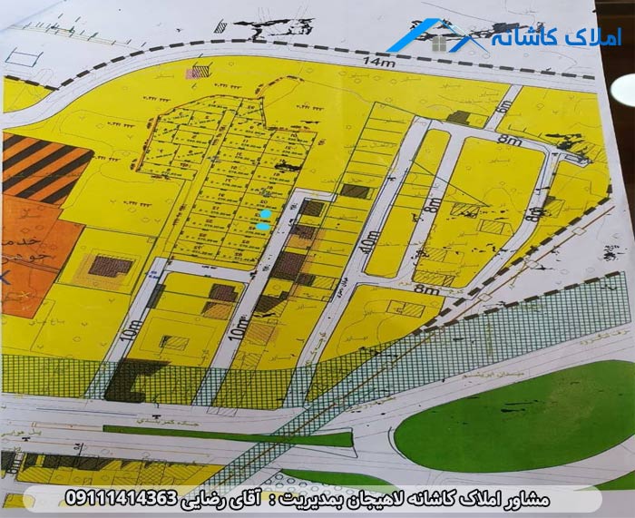 زمین 264 متری در بلوار توحید غربی لاهیجان
