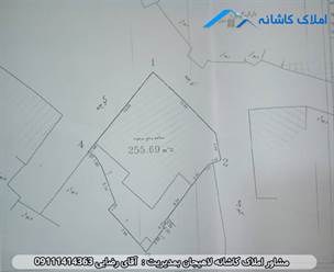 مشاور املاک در لاهیجان زمین با متراژ 227 متر در خیابان فیاض لاهیجان
