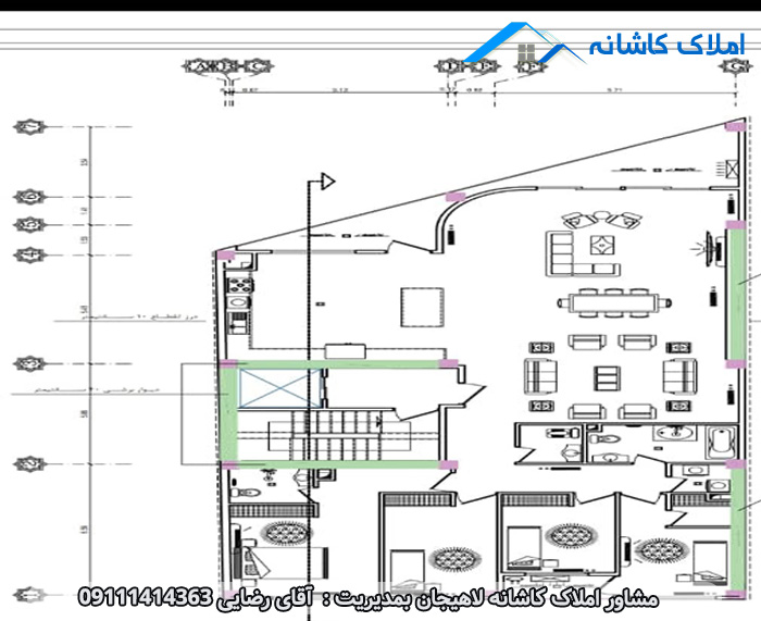 پیش فروش آپارتمان 240 متری در خیابان کارگر لاهیجان